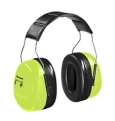 3M™ Peltor™ Optime™ 105 Over-the-Head Earmuffs, H10A HV, black/green