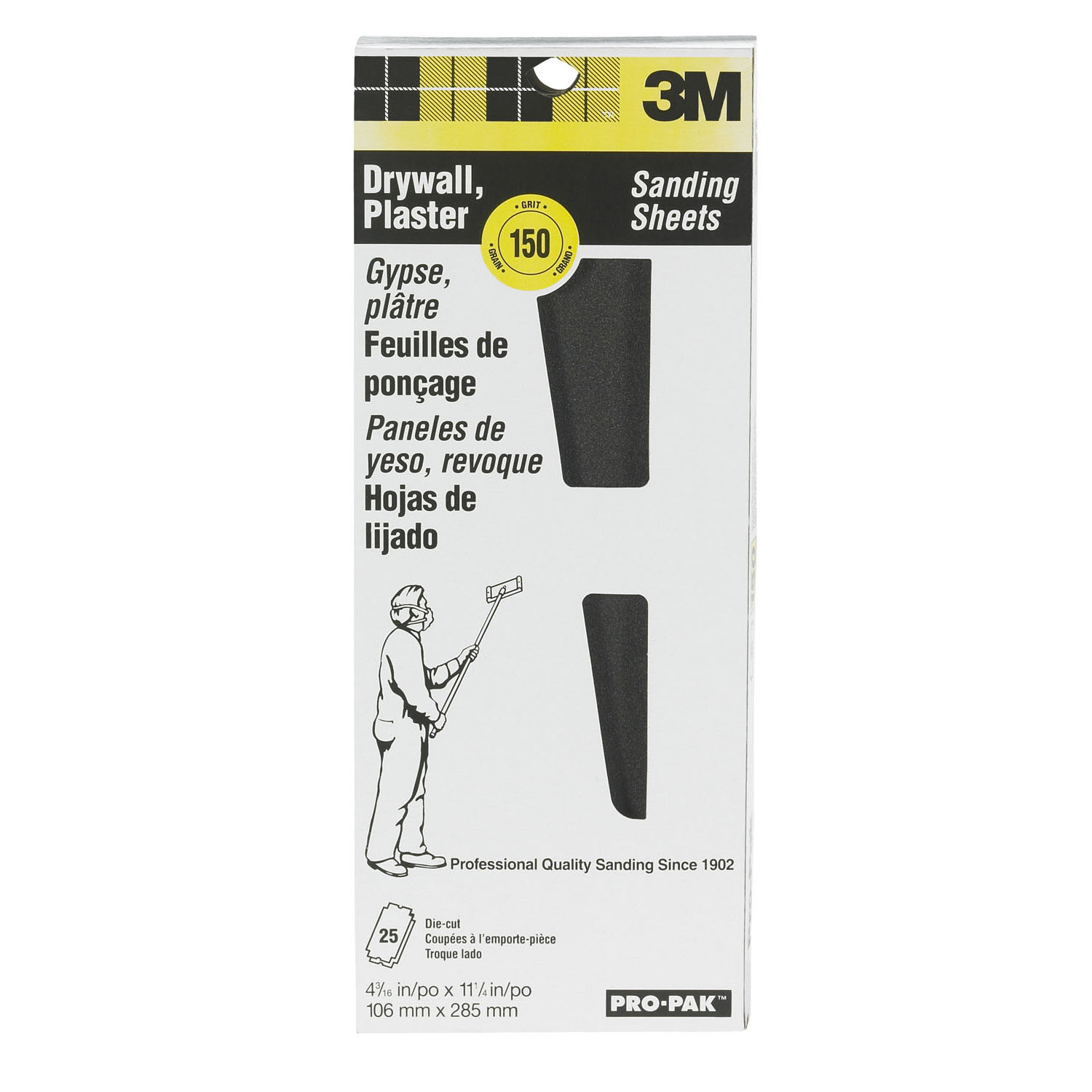 Scotch-Brite™ Metal Blending Roll, MB-RL, SiC Medium, 4 in x 30 ft, 3 ea/Case