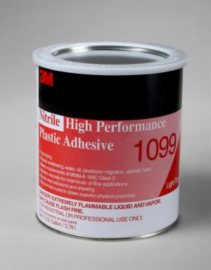 3M™ Nitrile High Performance Plastic Adhesive 1099, Tan, 1 Gallon, 4 Can/Case image 3M™ Nitrile High Performance Plastic Adhesive 1099, Tan, 1 Gallon, 4 Can/Caseimage