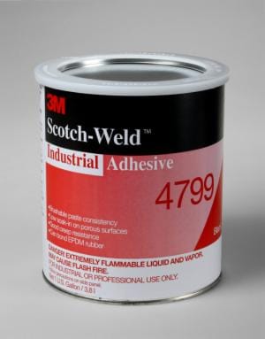 3M™ Industrial Adhesive 4799, Black, 1 Gallon, 4 Can/Caseimage