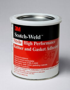 3M(TM)Scotch-Weld(TM)Nitrile Hi Perf Rubber& Gasket Adhesive 847