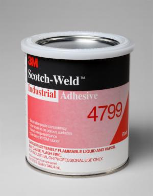 3M™ Industrial Adhesive 4799, Black, 1 Quart, 12 Can/Case image 3M™ Industrial Adhesive 4799, Black, 1 Quart, 12 Can/Caseimage