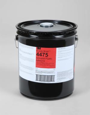 3M™ Industrial Plastic Adhesive 4475, Clear, 5 Gallon (Pail), Drumimage