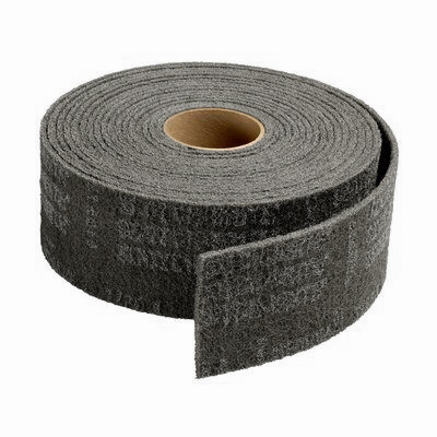 3M™ Floor Surfacing Rolls 06882, 12 in x 25 yd, 16 Grit Combo