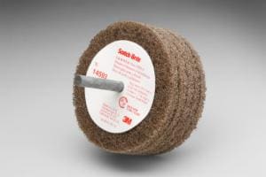 Scotch-Brite Cut and Polish Disc D5, 3 in x 1-1/4 in x 1/4 in A MED, 10 ea/Case image Scotch-Brite Cut and Polish Disc D5, 3 in x 1-1/4 in x 1/4 in A MED, 10 ea/Caseimage