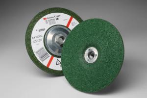 3M™ Green Corps Depressed Center Wheel, 24, 7 in x 1/4 in x 5/8 in-11 Internal, 10/Carton, 20 ea/Caseimage
