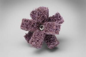 Scotch-Brite Cross Buff, 2 in x 1/2 in x 2 PLY x 8-32 High Strength A MED, 25/Carton, 100 ea/Caseimage