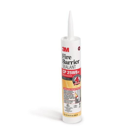 3-M CP25WB+(10.1OZ) CAULK TUBE CP 25WB+ RED FIRE BARRIER SEALANT 3M 7000006383