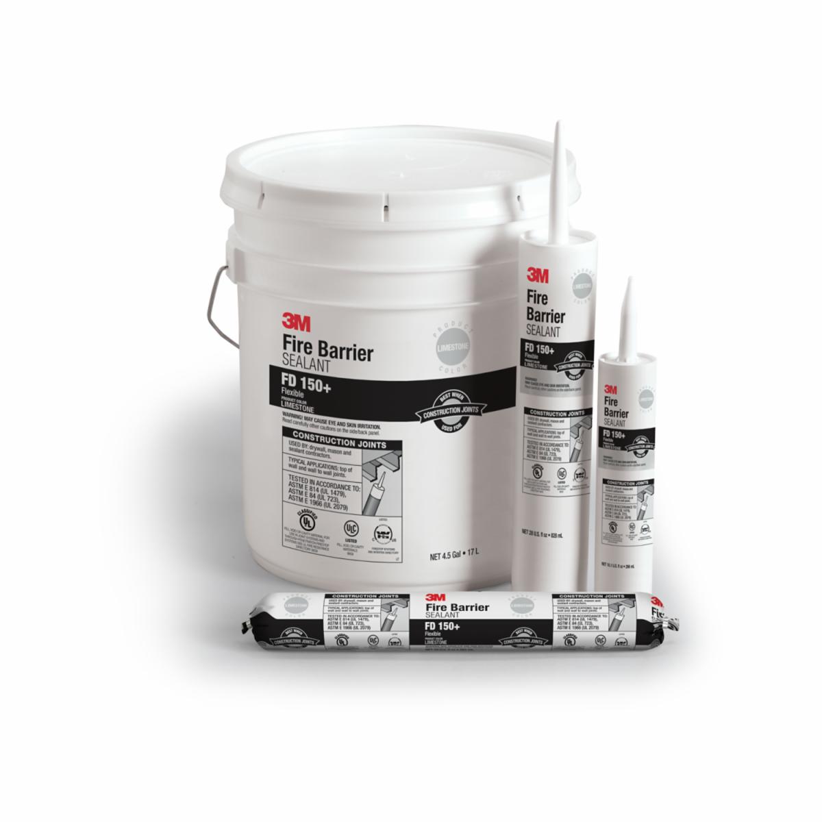 3M™ Fire Barrier Sealant FD 150+, Limestone, 4.5 Gallon (Pail), Drum