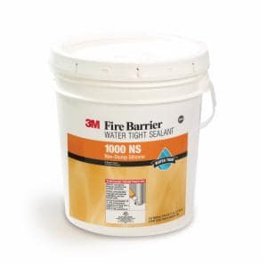 3M™ Fire Barrier Water Tight Sealant 1000 NS, Gray, 4.5 Gallon (Pail), 1 Each/Drum image 3M™ Fire Barrier Water Tight Sealant 1000 NS, Gray, 4.5 Gallon (Pail), 1 Each/Drumimage