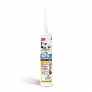 3M™ Fire Barrier Water Tight Sealant 1003 SL, Gray, 10.1 fl oz Cartridge, 12/Case image 3M™ Fire Barrier Water Tight Sealant 1003 SL, Gray, 10.1 fl oz Cartridge, 12/Caseimage