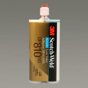 3M™ Scotch-Weld Low Odor Acrylic Adhesive DP810, Black, 200 mL Duo-Pak, 12/Case image 3M™ Scotch-Weld Low Odor Acrylic Adhesive DP810, Black, 200 mL Duo-Pak, 12/Caseimage