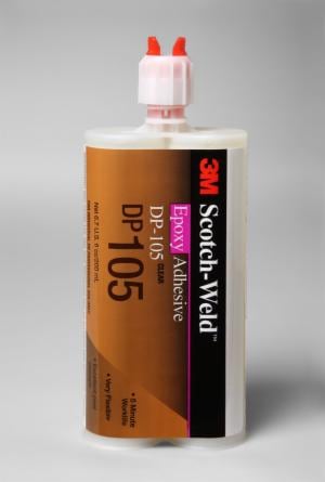 3M™ Scotch-Weld Epoxy Adhesive DP105, Clear, 200 mL Duo-Pak, 12/Case image 3M™ Scotch-Weld Epoxy Adhesive DP105, Clear, 200 mL Duo-Pak, 12/Caseimage