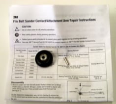 3M(TM) File Belt Arm #28370 Repair Kit PN30668