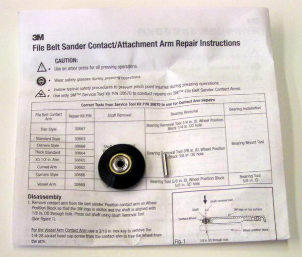 ™ File Belt Arm #28372 Repair Kit 30666