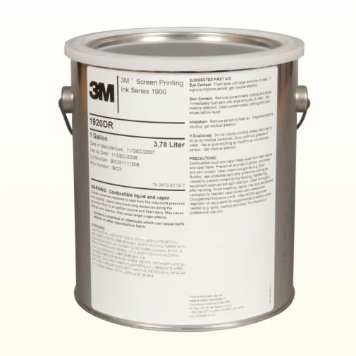 3M(TM) Screen Print Dirt Resistant Gloss Clear 1920DR, 1 gallon