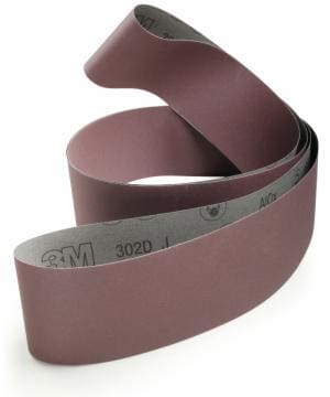 3M™ Cloth Belt 302D, 1/2 in x 24 in, P320 J-weight, Lap-Unskived, Single-Flex, 200 ea/Caseimage