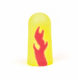 3M™ E-A-Rsoft Yellow Neon Blasts Earplugs 312-1252, Uncorded, Poly Bag, Regular Size, 2000 Pair/Caseimage