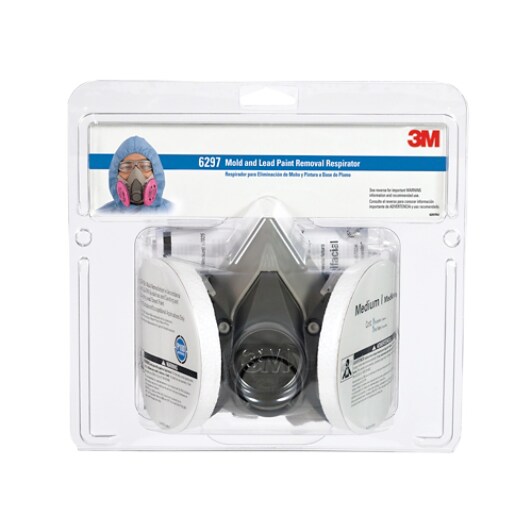 3m Mold And Lead Particle Respirator 6297pa1 A Size Medium 1 Each 6297pa1 A Mold Lead Paint Removal Respirator