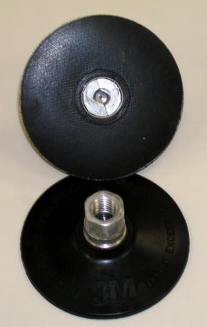 3M™ Roloc Disc Pad TR 83242, Medium 4 in x 5/8 in-11 Internal, 5 ea/Caseimage