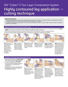 3M™ Coban™ 2 Two-Layer Compression System Cutting Technique Application Guide