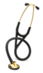Ống Nghe 3M™ Littmann® Master Cardiology™, 2175, Mặt Nghe Phủ Màu Vồng, Dây Nghe Màu Đen, 27 in