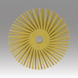 Scotch-Brite Radial Bristle Disc, RB-ZB, 80 Yellow, 3/4 in x 1/8 in, SPR021496A, 175/Bag, 5600 ea/Caseimage