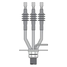 3M(TM) Three Conductor Cable Termination Kit 7600-S-3-RJS