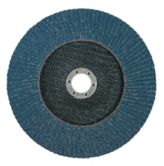 Standard Abrasives(TM) Flap Disc, Blue, GP Al Zirc, X-wt. Cloth