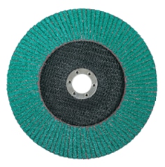 Standard Abrasives(TM) Flap Disc, Grn, HP Al Zirc, YF-wt. Poly.