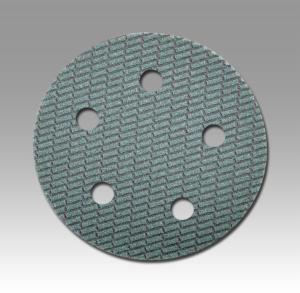 3M™ Trizact Hookit Cloth Disc 337DC, 5 in x NH, 5 Hole, A300 X-weight, D/F, Die 500FH, 50 ea/Caseimage