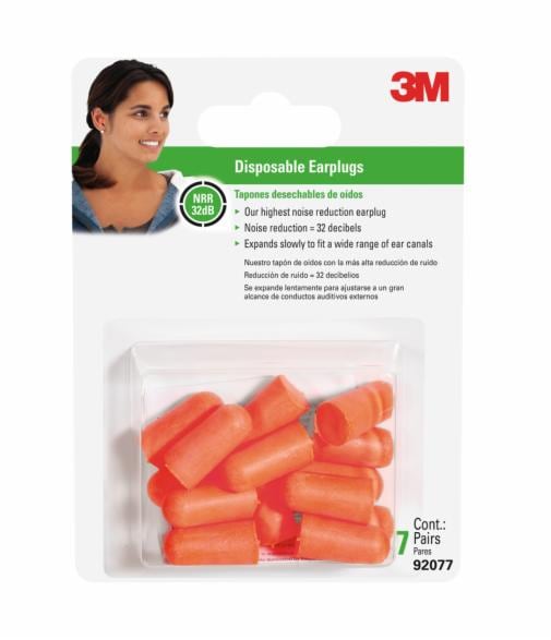 92077-10DC-LG 3M(TM) Disposable Earplugs