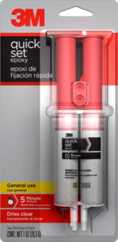 18091 3M(TM) Quick Set Epoxy, General Use, 5 Minute Set