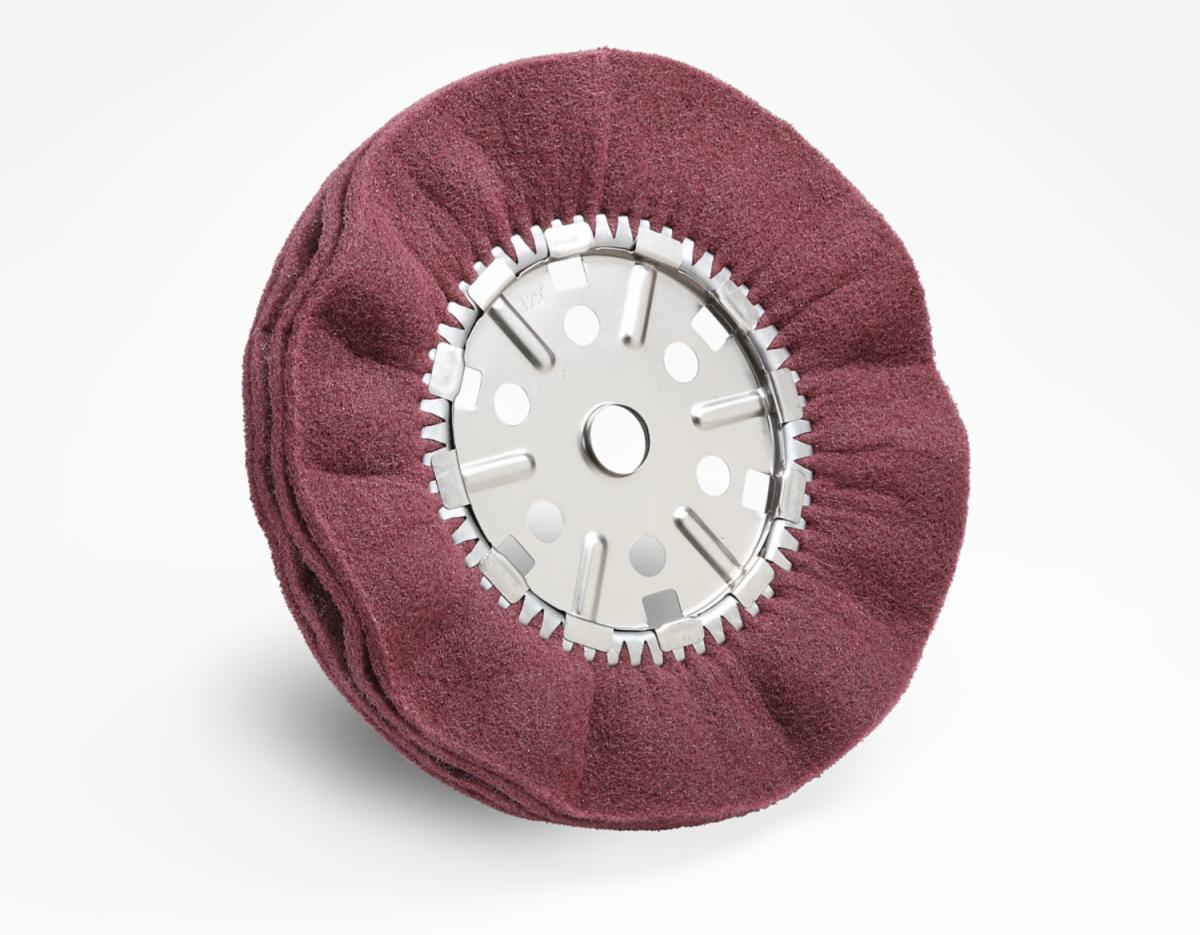 ScotchBrite™ High Strength Satin Pleated Buff Wheel 3M United States