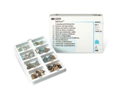 3M™ Sof-Lex™ Coffret de disques de finition et polissage 1980, support souple, silicone bleu