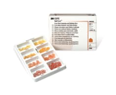 3M™ Sof-Lex™ Coffret de disques de finition et polissage 2380, support rigide polyester, extra-mince, orange