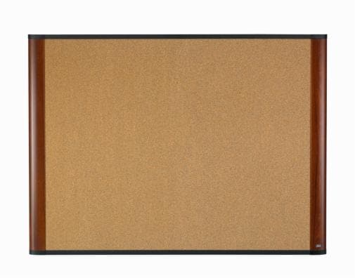 3M(TM) Cork Boards Widescreen Mahogany 48"x36" (4'x3') C4836MY