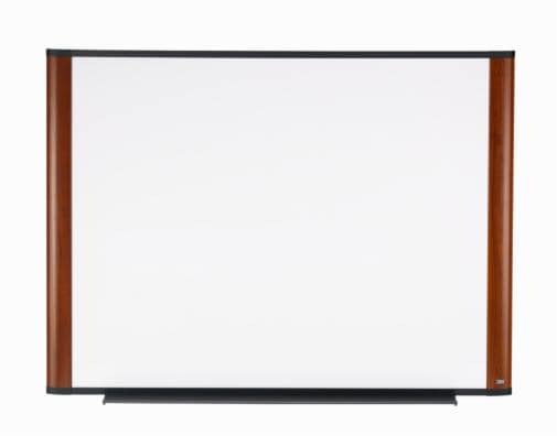 3M(TM) Dry Erase Boards Melamine Mahogany 4'x3' M4836MY