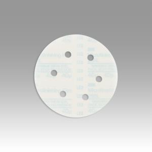 3M™ Hookit Microfinishing Film Disc 268L, 40 Mic 3MIL, Type D, 6 in x NH, D/F 8HL, Die 600HY, 25/Bag, 500 ea/Caseimage