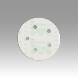 3M™ Hookit Microfinishing Film Disc 268L, 30 Mic 3MIL, Type D, 5 in x NH, D/F 5HL, Die 500FH, 25/Carton, 500 ea/Caseimage