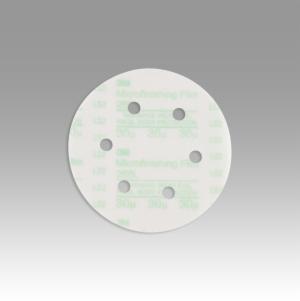 3M™ Microfinishing PSA Film Disc 268L, 30 Mic 3MIL, Type D, 6 in x NH, D/F 6HL, Die 600HZ, 50/Carton, 500 ea/Caseimage