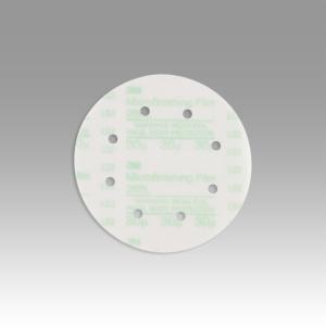 3M™ Hookit Microfinishing Film Disc 268L, 30 Mic 3MIL, Type D, 6 in x NH, D/F 8HL, Die 600HY, 25/Bag, 500 ea/Caseimage