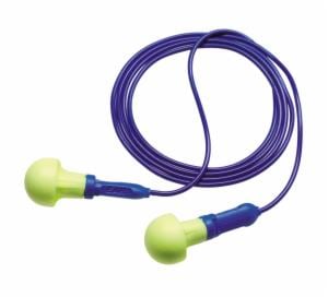 3M™ E-A-R Push-Ins Earplugs 318-3000, Metal Detectable, Corded, Poly Bag, 2000 Pair/Caseimage