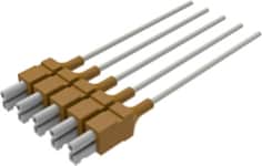 Yokemate LeadWire System, Single Lead, Brown, Bag of 5, AA5115+5