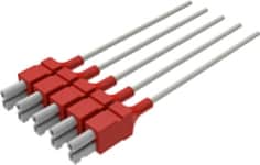 Yokemate LeadWire System, Single Lead, Red, Bag of 5, AA5114+5