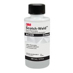 3M | Rite-Lok Adhesive Glue: 0.7 oz Bottle, Clear - 10 to 30 SEC Working Time, 24 HR Full Cure Time | Part #00051115252143