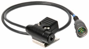 3M™ PELTOR Push-To-Talk (PTT) Adapt, with 6 Pin MIL-C-55116 Connect for AN/PRC-148 and AN/PRC-152 Nexus Radios, FL-U/94A 1 EA/Caseimage