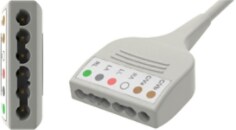 ECG Cables, 6-Lead, Universal Din, YMC6SL
