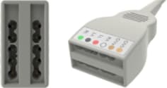 ECG Cables, 10-Lead Yoke (5+5), Universal Din, YMC10GE55