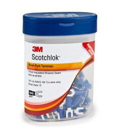 3M(TM) Scotchlok(TM) MV14-6FBX, Block Fork Terminals